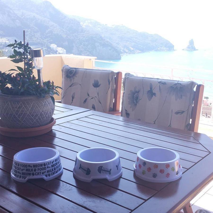 Natalia Apartment B With Panoramic Sea Views Of Agios Gordios Bay Экстерьер фото