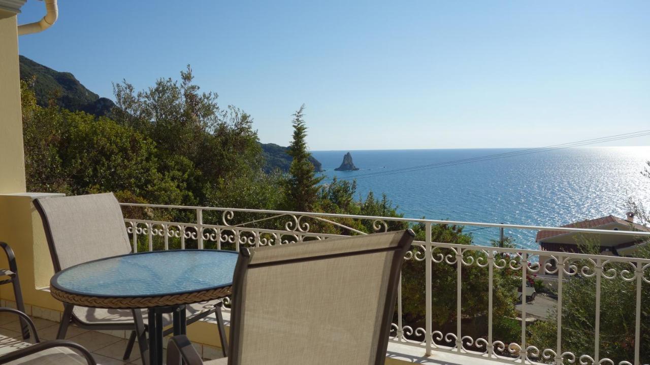 Natalia Apartment B With Panoramic Sea Views Of Agios Gordios Bay Экстерьер фото