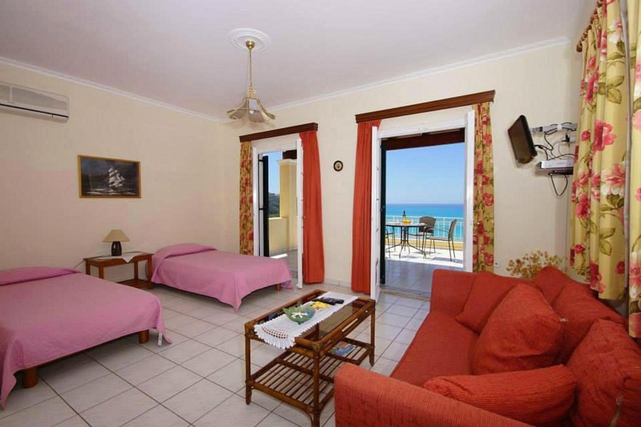 Natalia Apartment B With Panoramic Sea Views Of Agios Gordios Bay Экстерьер фото