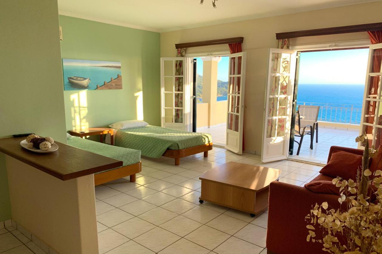 Natalia Apartment B With Panoramic Sea Views Of Agios Gordios Bay Экстерьер фото